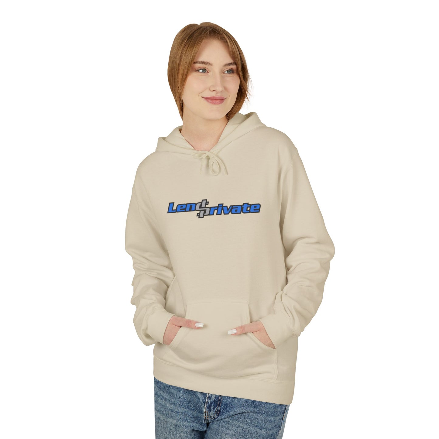 Lend Private Unisex Softstyle Fleece Hoodie - Vintage-Style Graphic