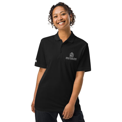 6024 Property Management adidas sport polo square logo