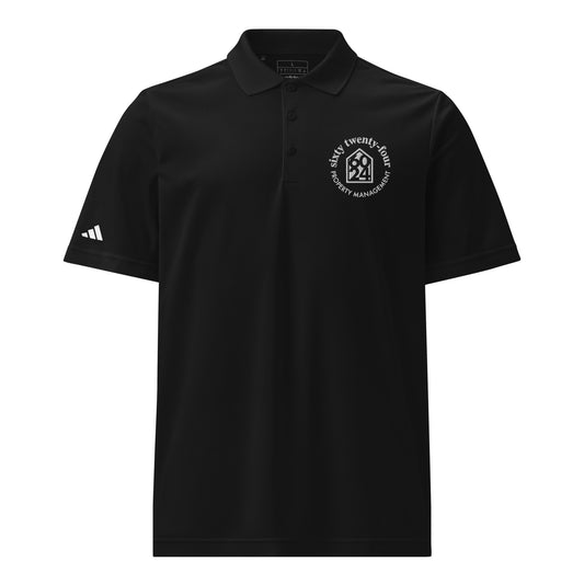 6024 Property Management adidas sport polo circle logo