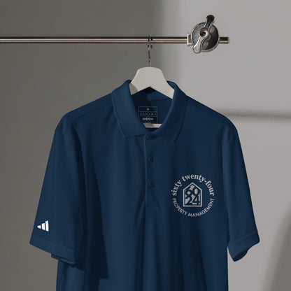 6024 Property Management adidas sport polo circle logo