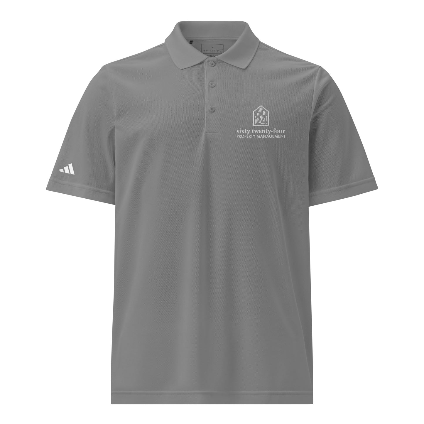 6024 Property Management adidas sport polo square logo