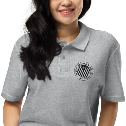 Unisex pique polo shirt